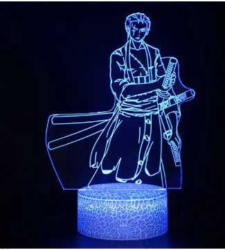 One Piece 3D LED Night Light Action Figure (One Set)
