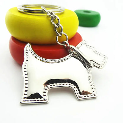 Poodle Dog Keychain