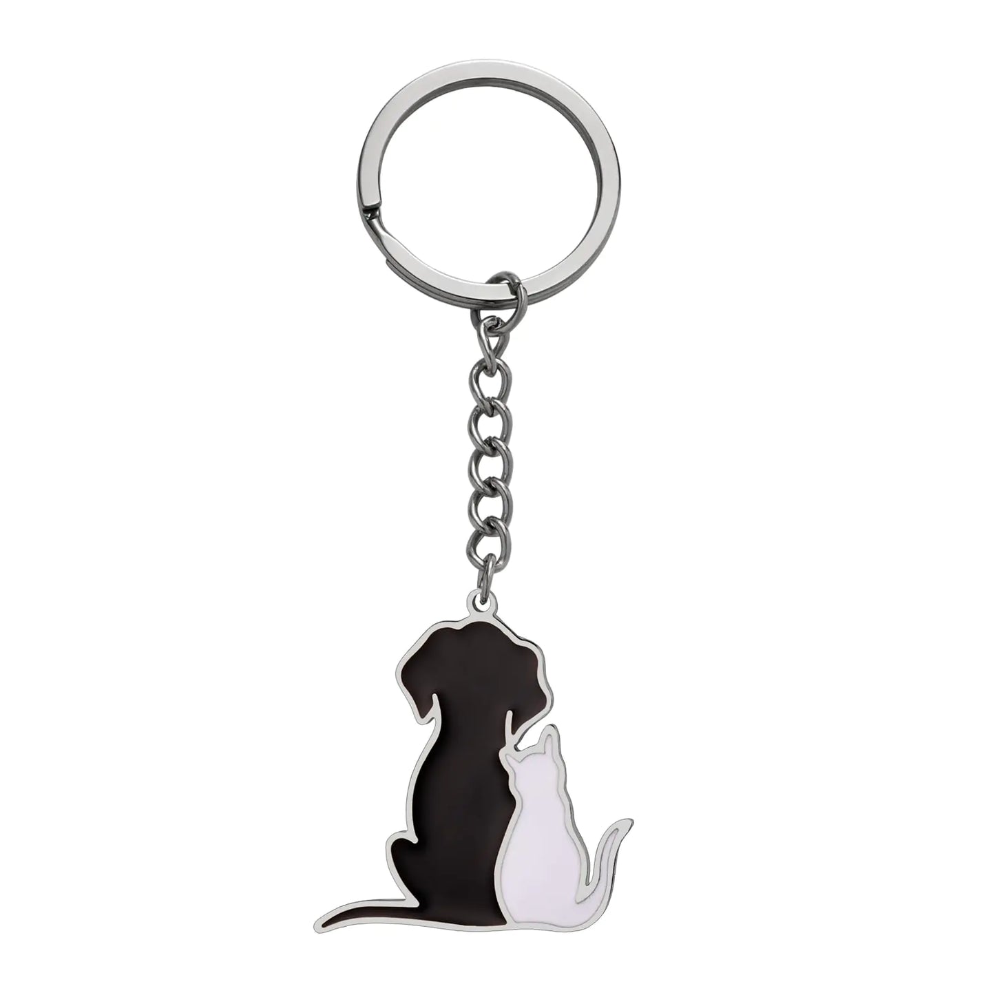 Dreamtimes Cat & Dog Keychain