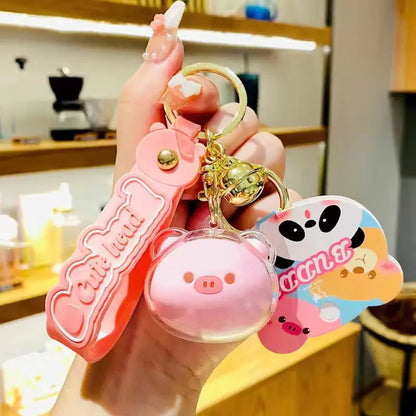 Cartoon Animal Acrylic Keychain Pendant