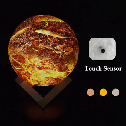 3D LED Moon Lamp - Creative Colorful Night Light