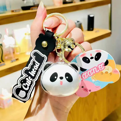 Cartoon Animal Acrylic Keychain Pendant