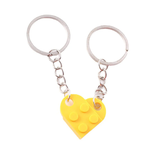 Heart Brick Keychain Heart Keychain