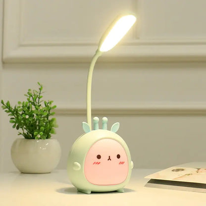Portable Foldable LED Desk Lamp - Cute Cartoon Design