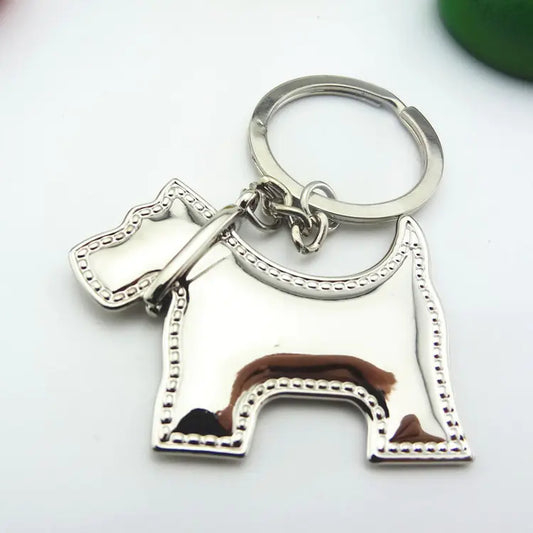 Poodle Dog Keychain