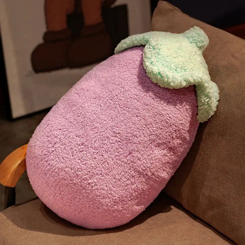 Cute Cartoon Fruit Plush Pillows - Carrot, Cactus, Pineapple