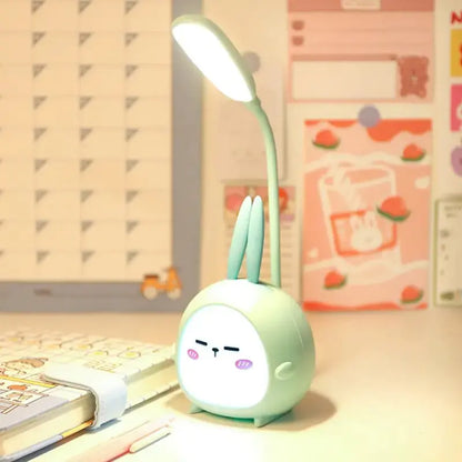 Portable Foldable LED Desk Lamp - Cute Cartoon Design