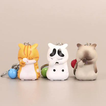 Cat Resin Keychain
