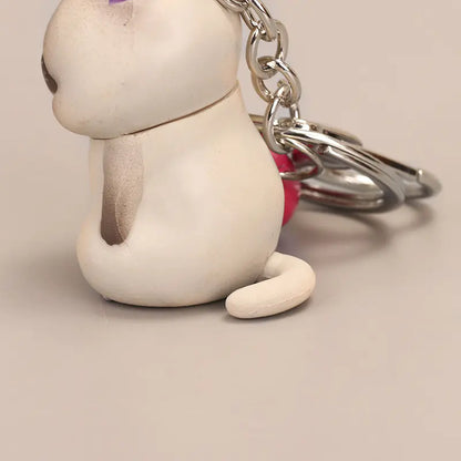Cat Resin Keychain
