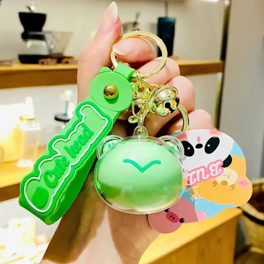 Cartoon Animal Acrylic Keychain Pendant