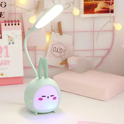 Portable Foldable LED Desk Lamp - Cute Cartoon Design