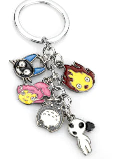 Kawaii Ghibli Cat Keychain