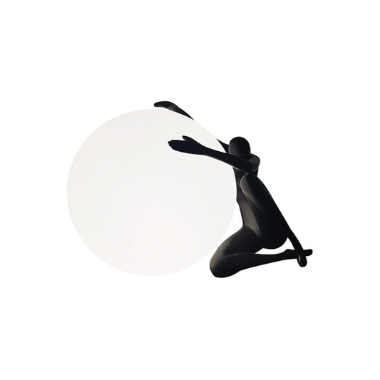 Humanoid Sculpture LED Moon Lamp
