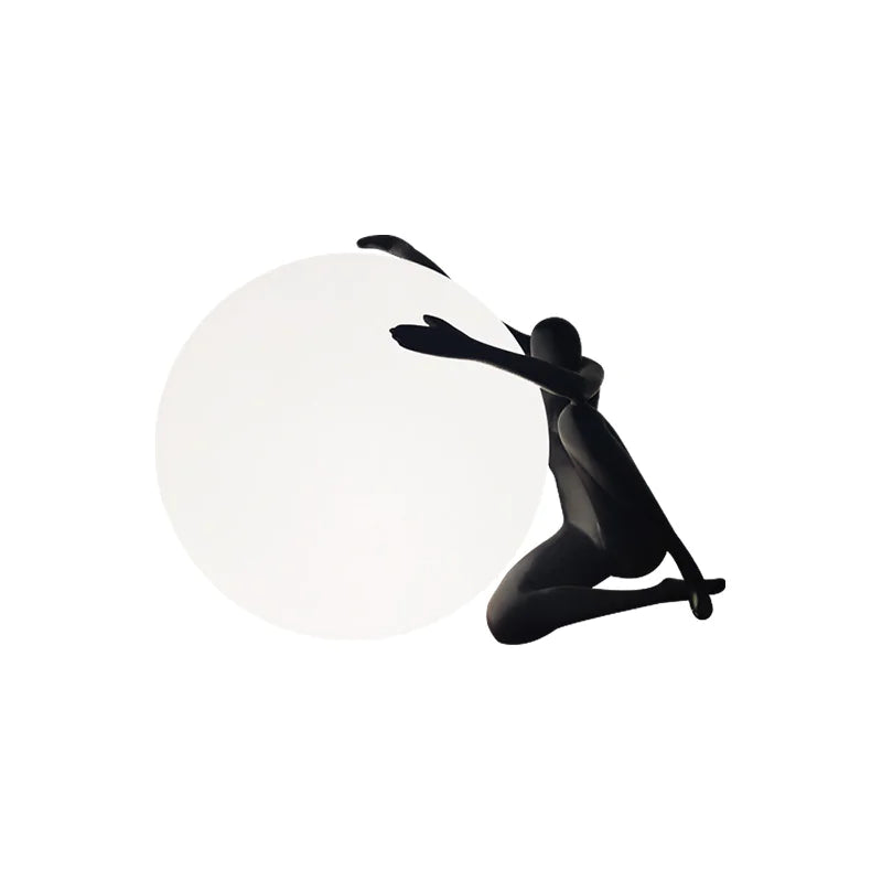 Humanoid Sculpture LED Moon Lamp