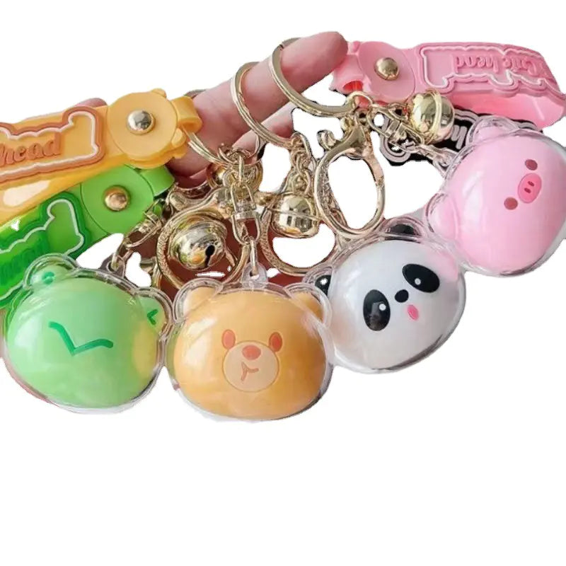 Cartoon Animal Acrylic Keychain Pendant