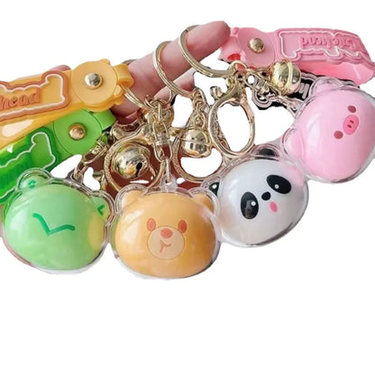 Cartoon Animal Acrylic Keychain Pendant